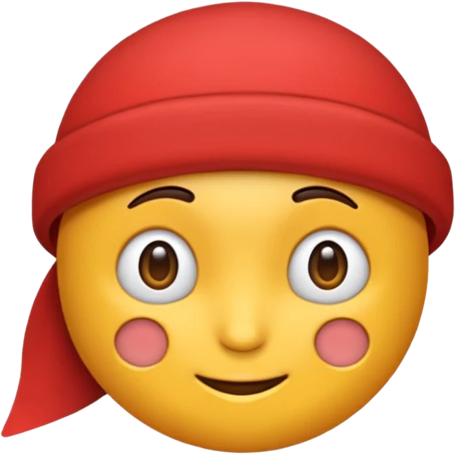 Новогодняя шапка emoji