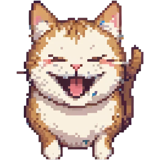 cat laughing emoji
