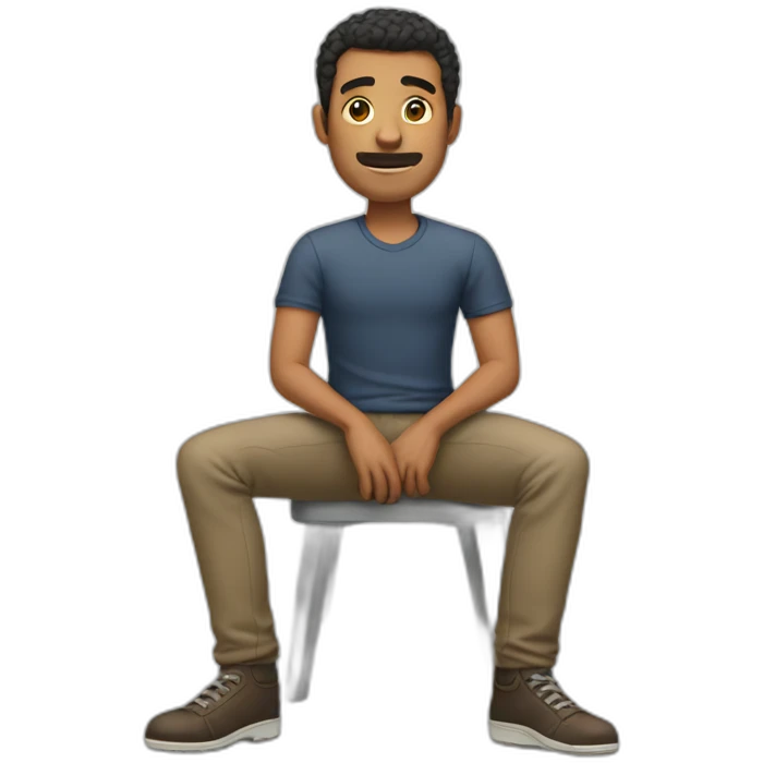 man with leg emoji