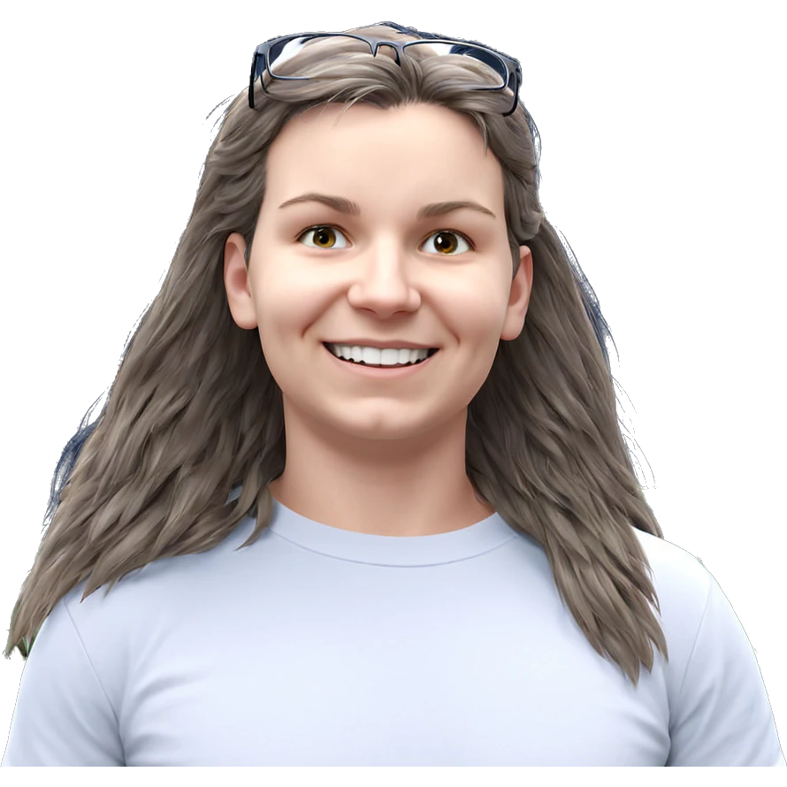 smiling boy with glasses emoji