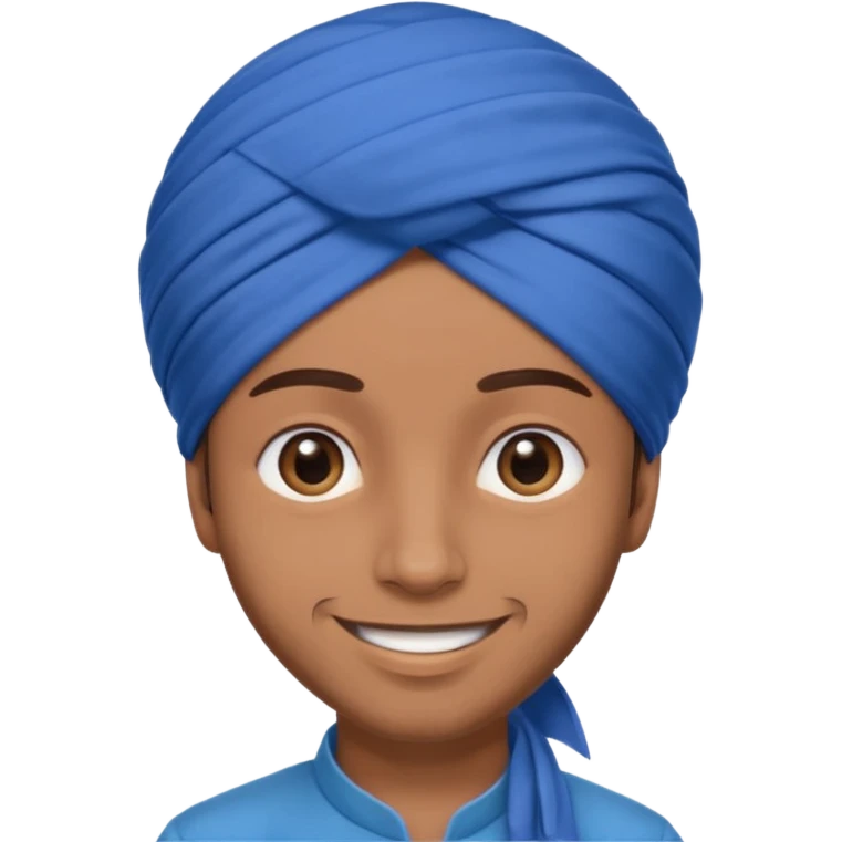 Sardar boy wearing turban  emoji