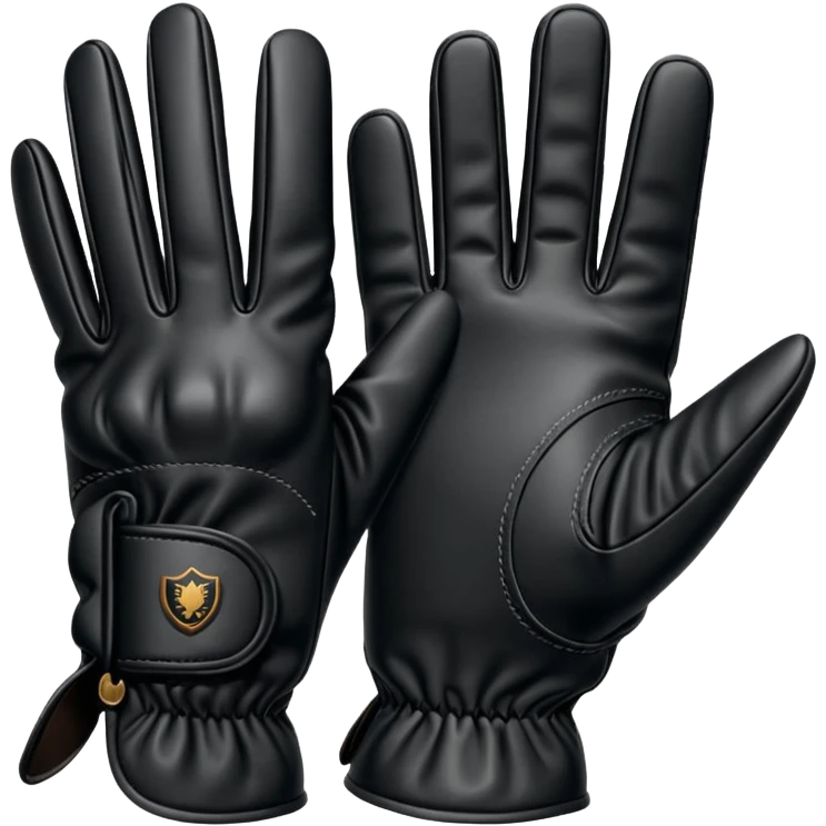 guantes negros hipica mas para parelimpico emoji