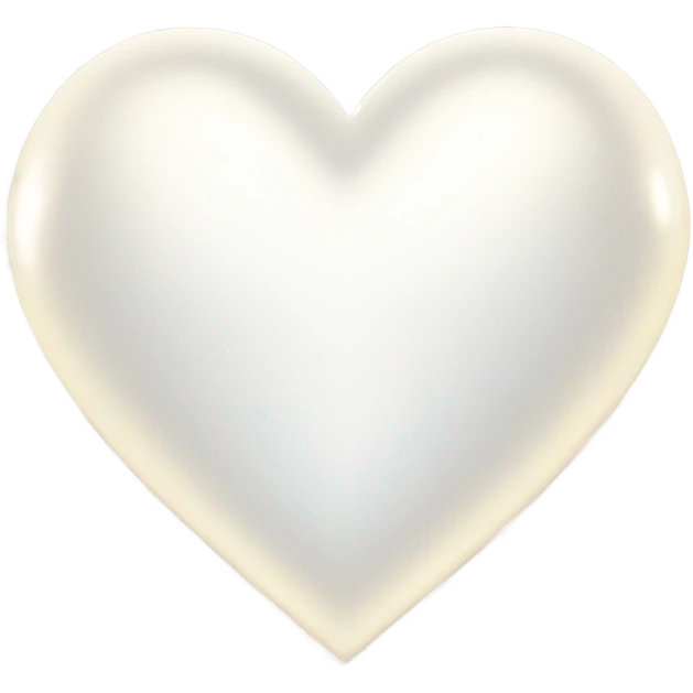 White heart with spark emoji
