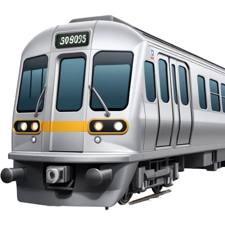 Subway Train (NYC) - Bombardier (Model Year: 2021) (Iconic colour: Silver) emoji