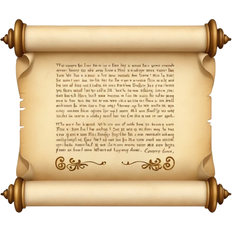 Scroll with quote
 emoji