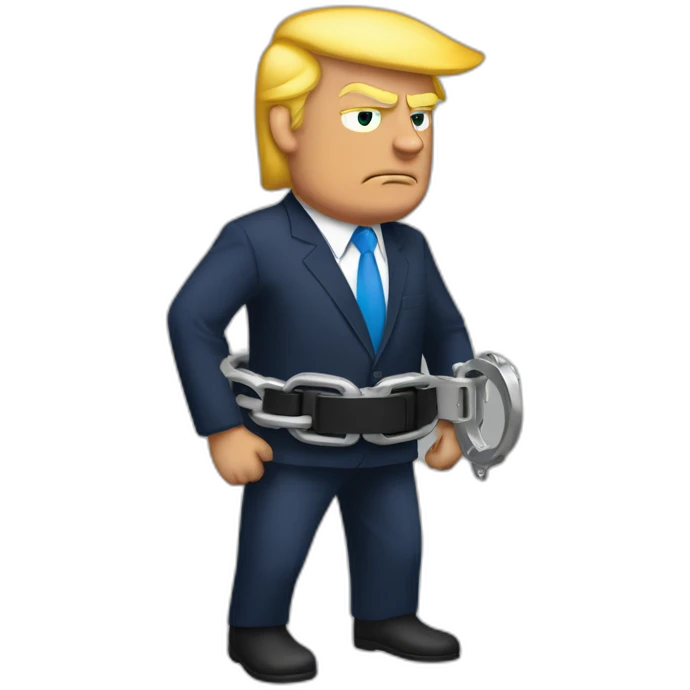 trump-in-handcuffs emoji