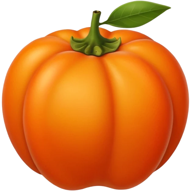 persimmon emoji