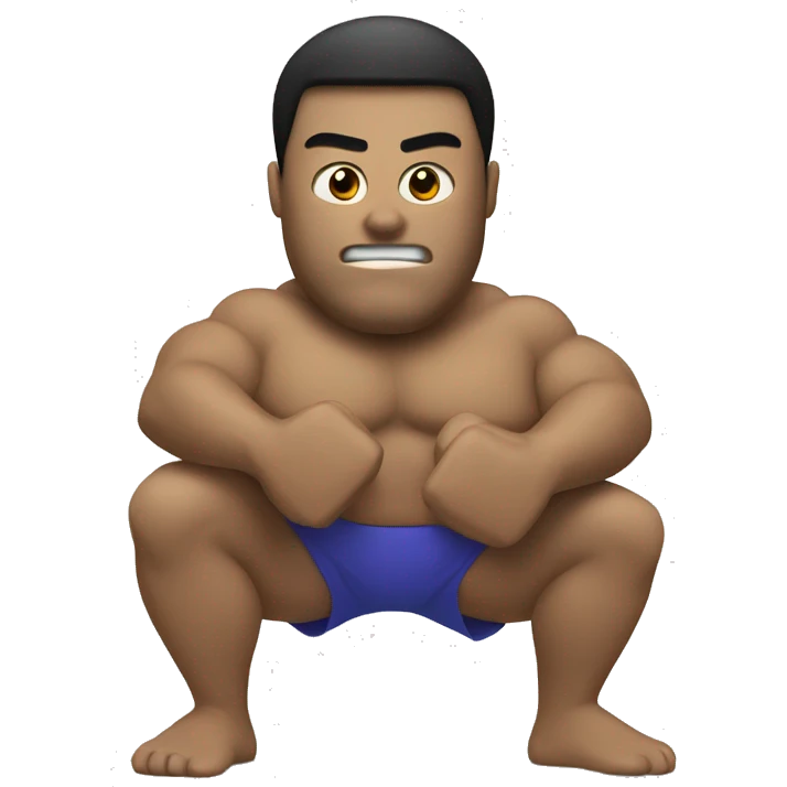 dumbbell sumo squat emoji