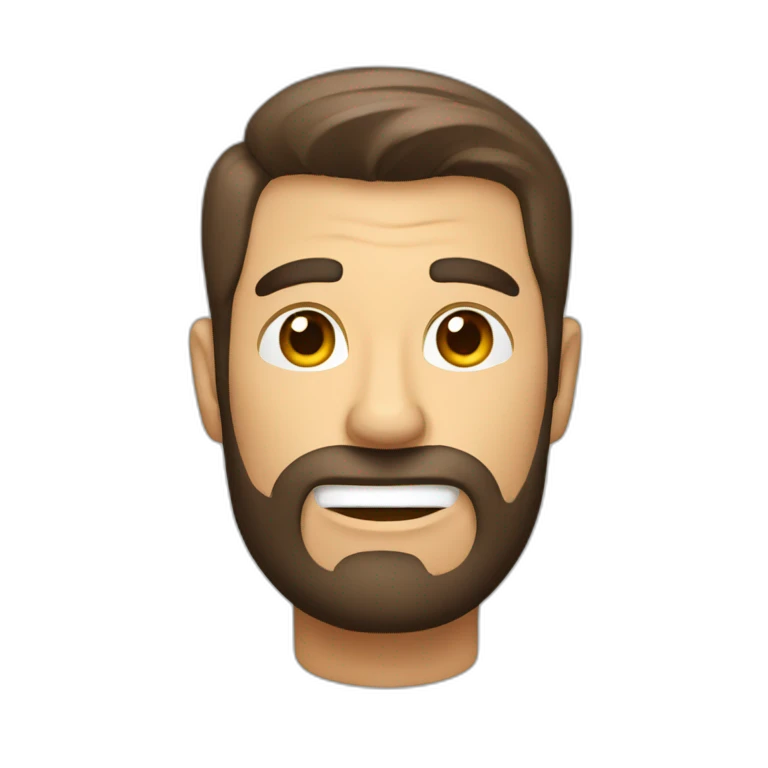 icono de hombre cansado emoji