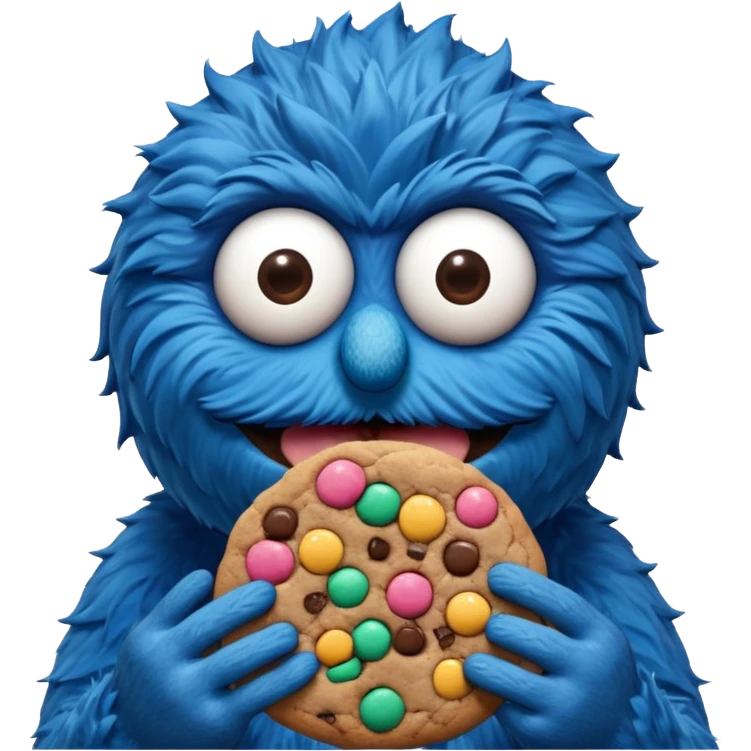 cookie monster emoji