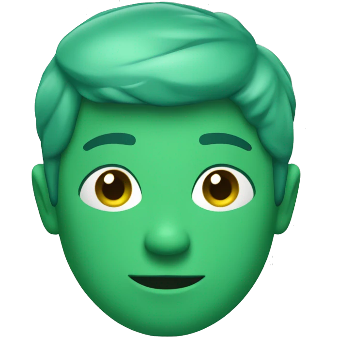 I want emoji in sea color green emoji