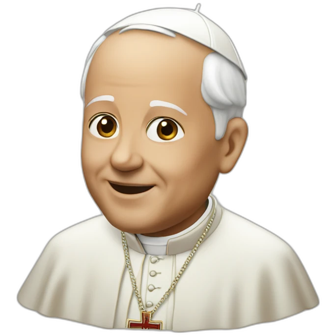 Memoji of the pope emoji
