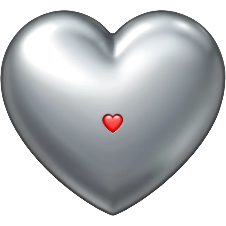 Chrome heart emoji