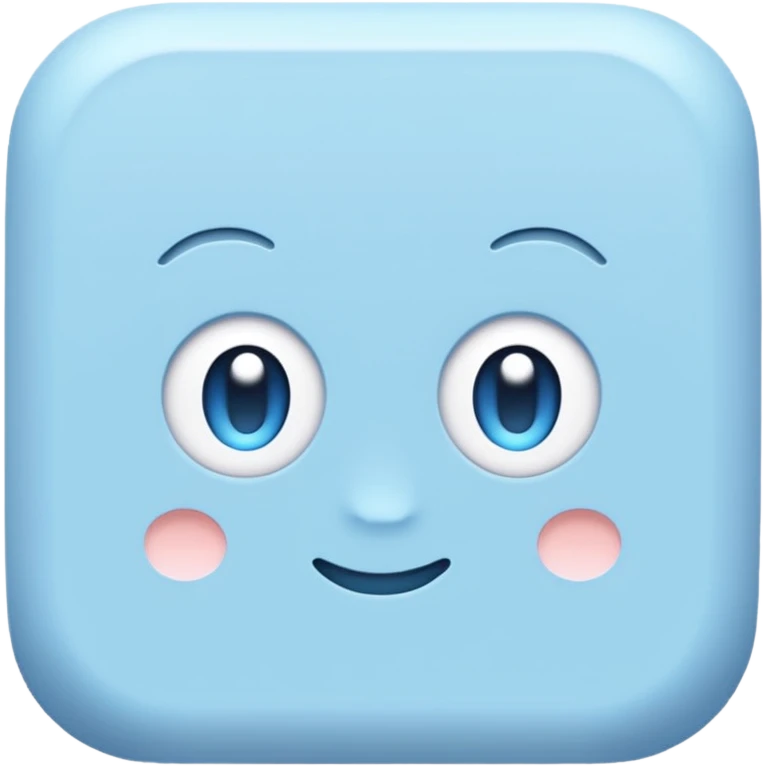 light blue emoji