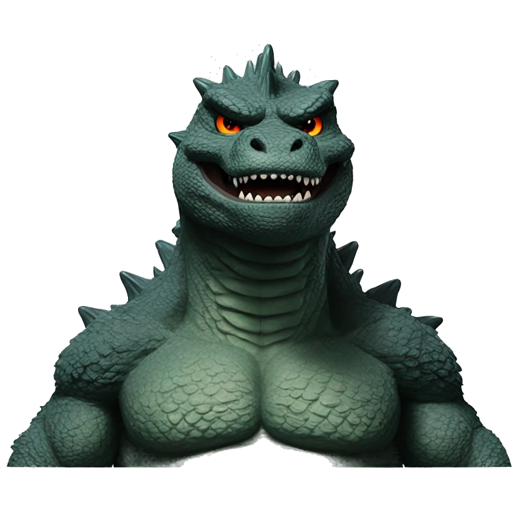 god god godzilla emoji