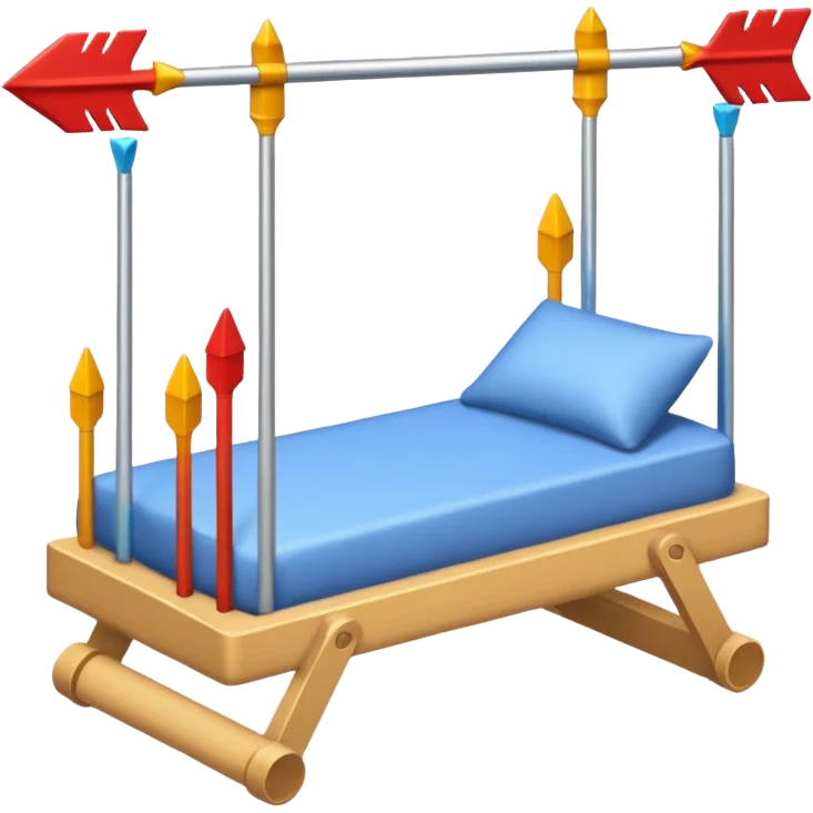 create a cot made up of arrows emoji