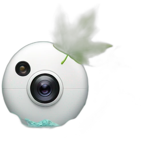 security-camera-recording-and-leaf-floating-on-water emoji
