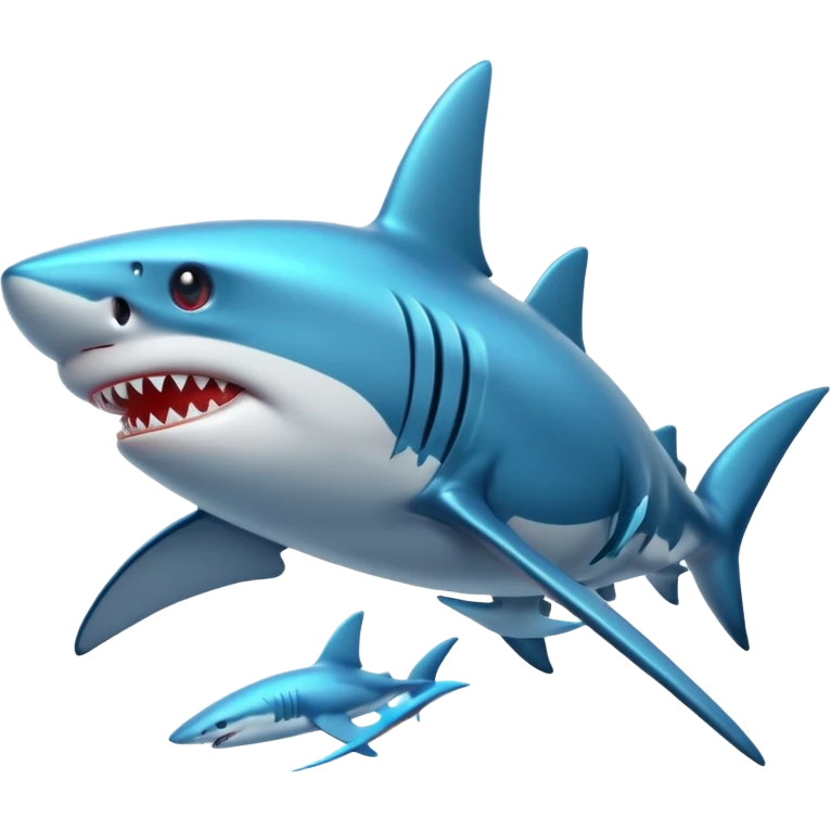 sharks with laser beams emoji