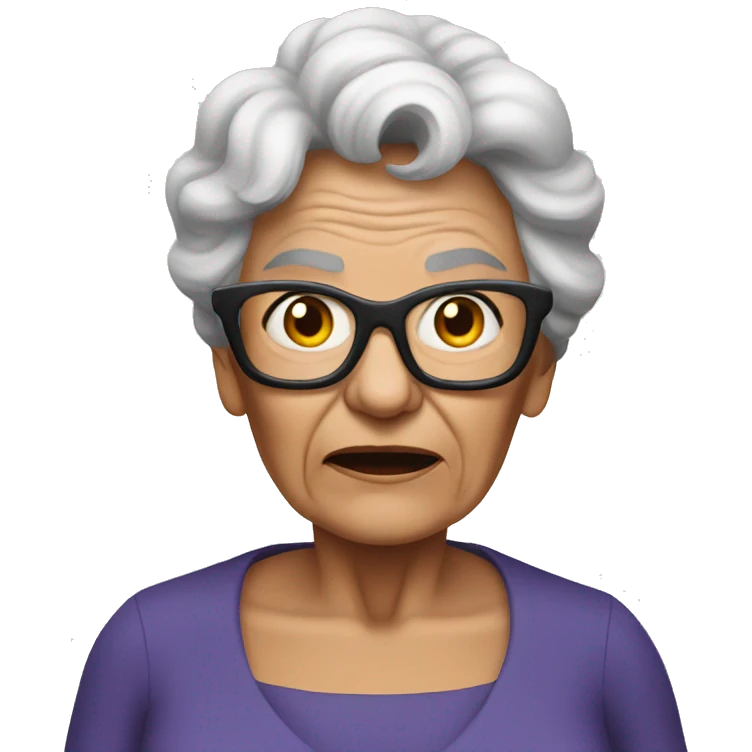 Super evil grandma  emoji