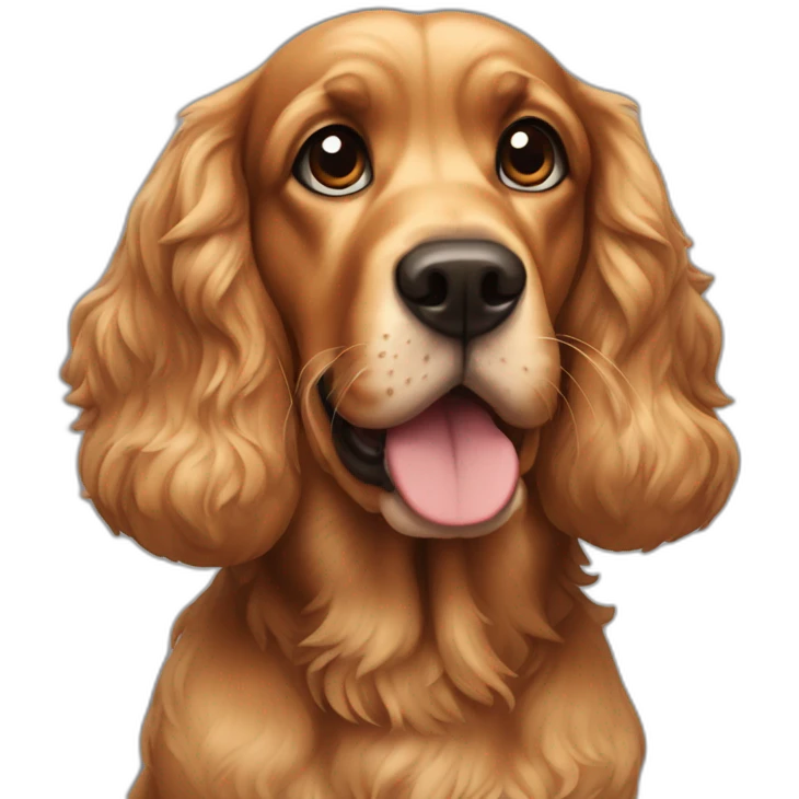 Cocker dog emoji