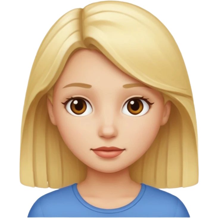 Blonde girl emoji