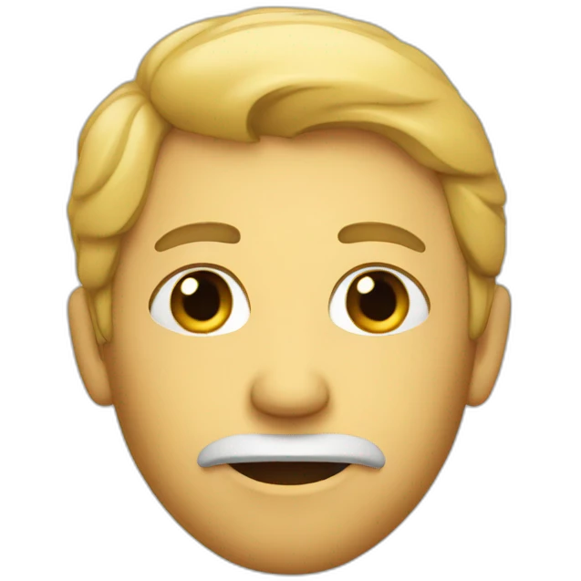 Lying face emoji