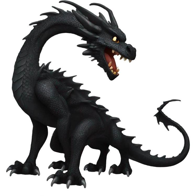 black dragon emoji