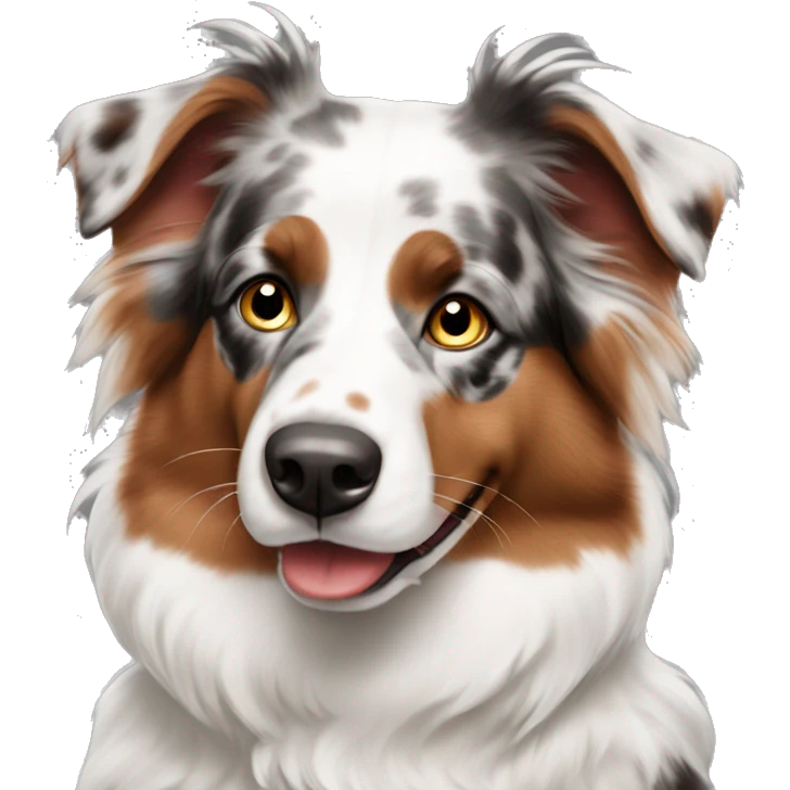 Red Merle Aussie  emoji
