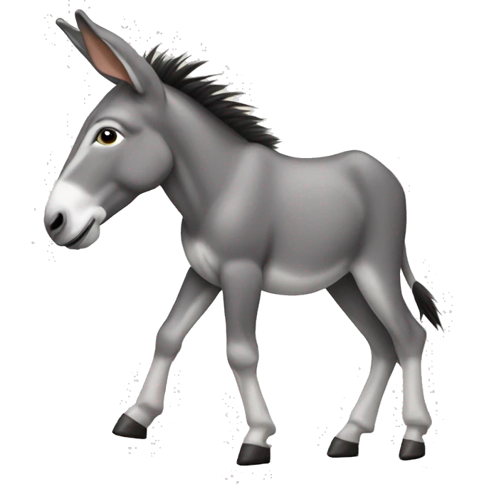 donkey in high heels emoji