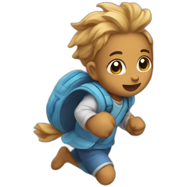 kirbi runnin emoji