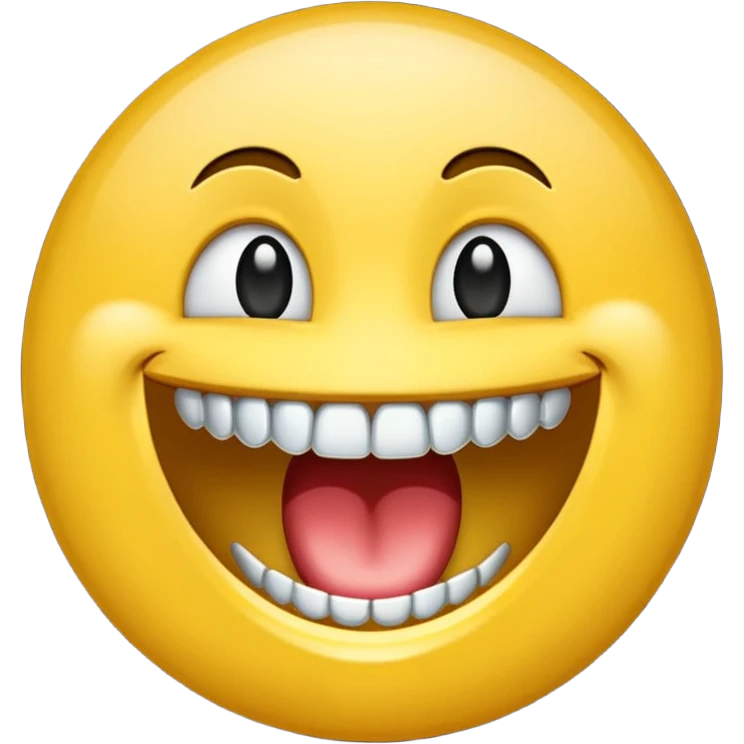 Emoji sonriendo con dientes de diamantes  emoji