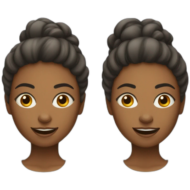 deux femmes qui dansent  emoji