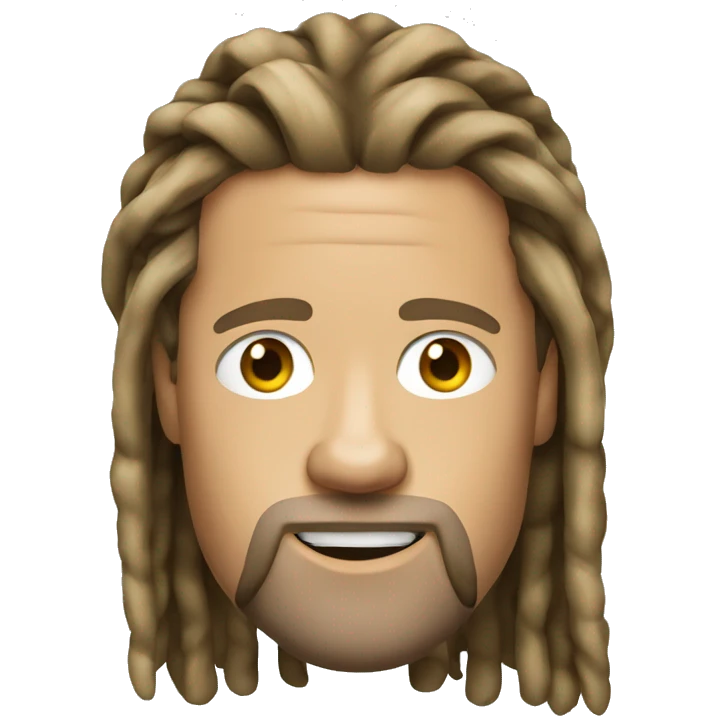 brad pitt with dreadlocks emoji
