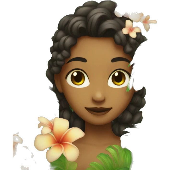 Loving, Glowing,Serene, Tropical emoji