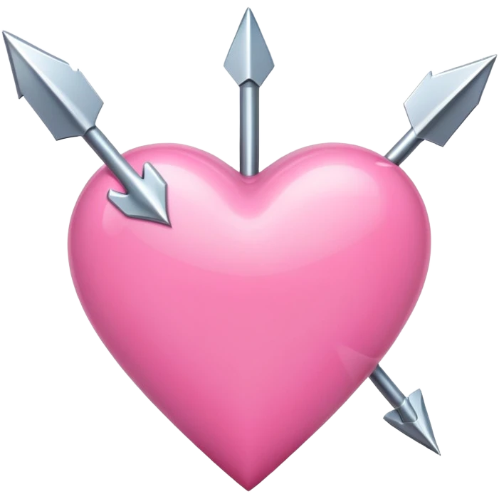 Pink heart with arrows emoji
