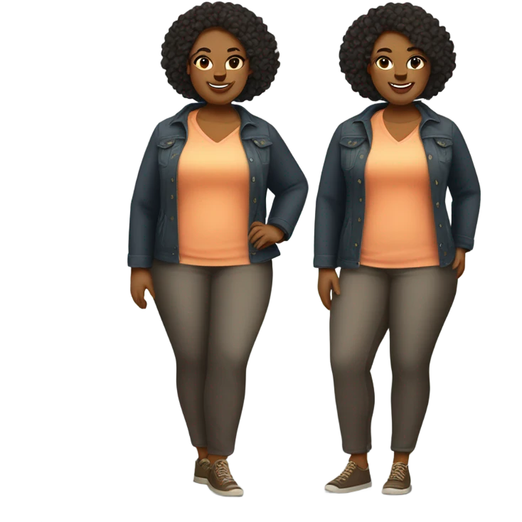 Fat girl emoji