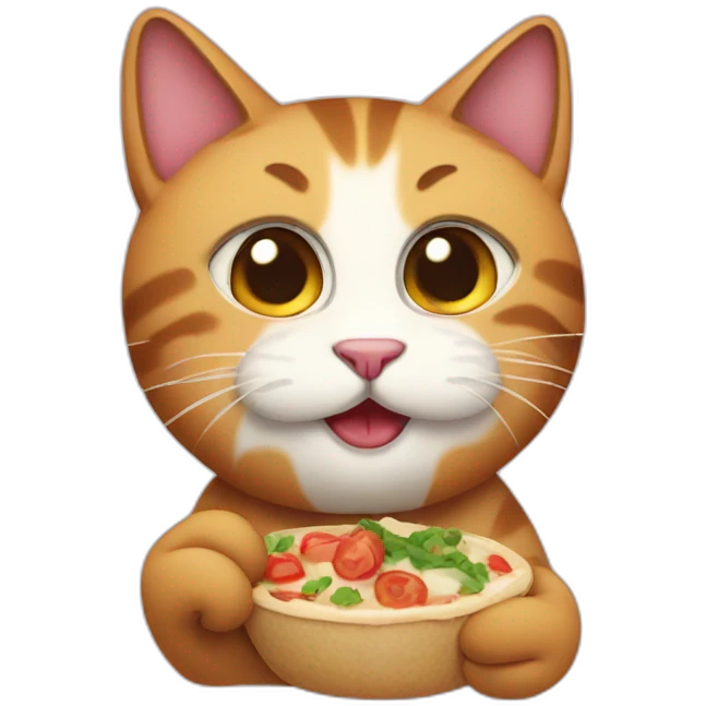 Foodie cat emoji