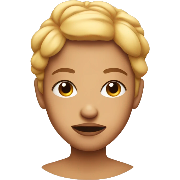 Emoji face with Resting bitch face emoji