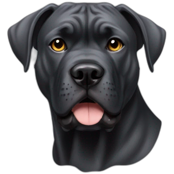 Dog Cane Corso full-height emoji