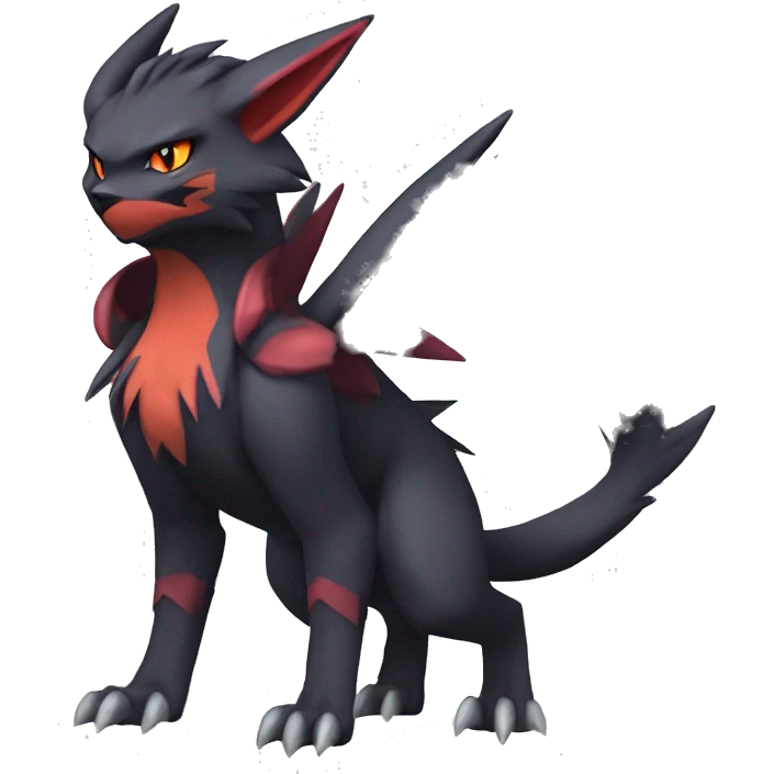 Noivern-Litten-Zoroark full body emoji