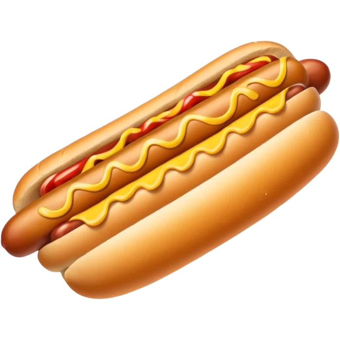 Hot dog emoji