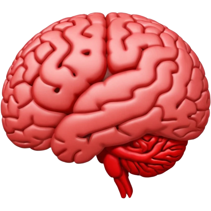 brain with red vessel emoji