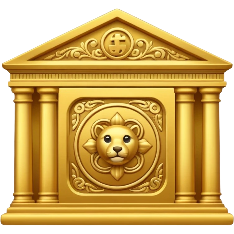 bank color gold emoji