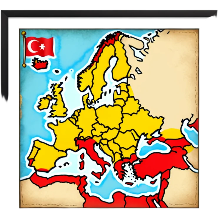 The Ottoman Empire in the year 1453The year of the Ottoman Empire 1453  emoji