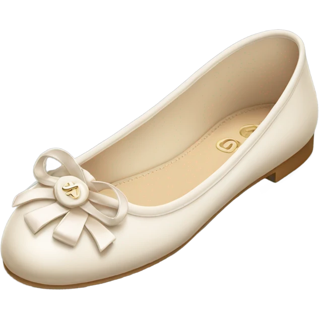Chanel ballet flats emoji
