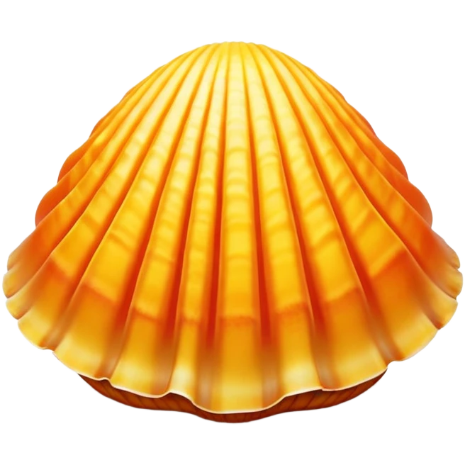 Hawaiian sunrise shell emoji