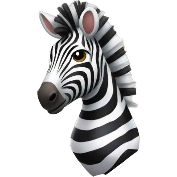 zebra with abs  emoji