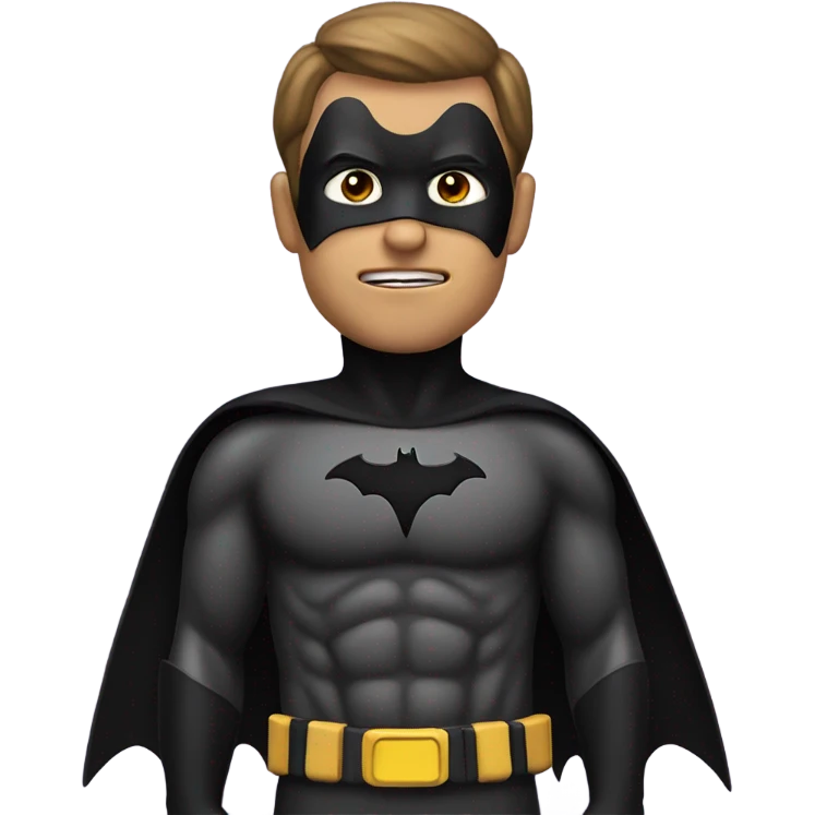 Bat man emoji