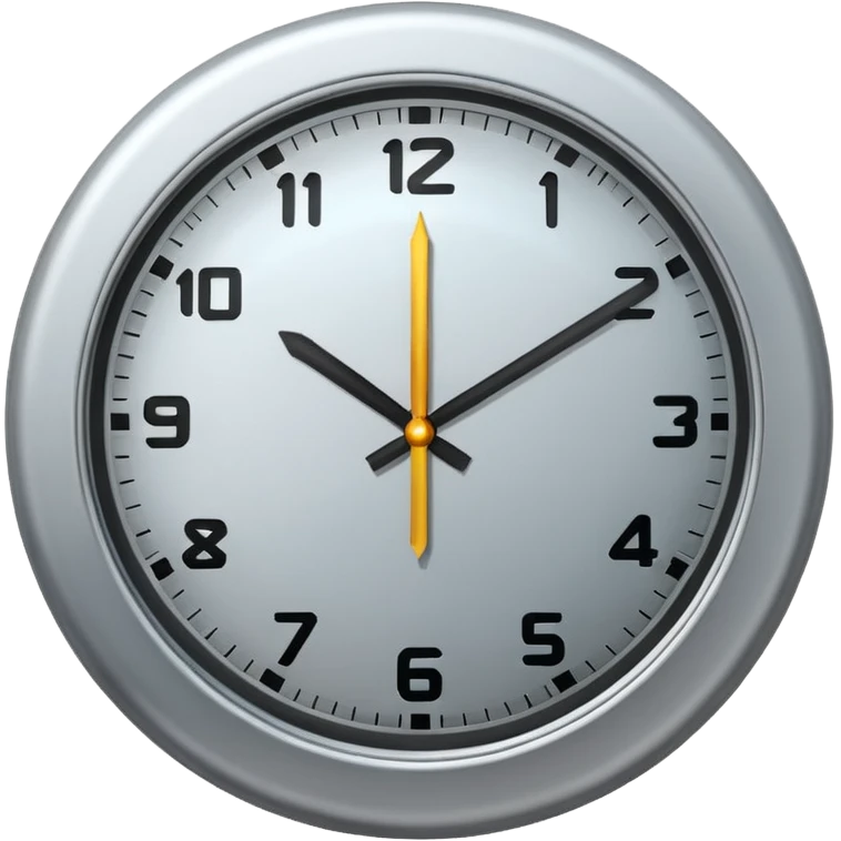 An emoji with a clock emoji