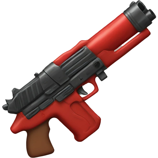 Red gun emoji